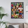 Christmas Nutcracker(45*35CM)- Cross Stitch