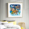 Christmas Elk-Full Round Diamond Painting