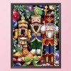 Christmas Nutcracker(45*35CM)- Cross Stitch
