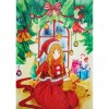 Christmas Girl-Partial Round Diamond Painting