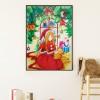Christmas Girl-Partial Round Diamond Painting