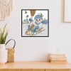Christmas Snowman (26*23CM)- Cross Stitch