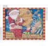 Santa Claus - Partial Round Diamond Painting (40*50cm)