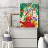 Christmas Girl-Partial Round Diamond Painting
