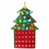 DIY Christmas Tree Door Wall 3D Stereo Felt Pendants Gifts Ornaments Decor 100X70CM