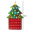 DIY Christmas Tree Door Wall 3D Stereo Felt Pendants Gifts Ornaments Decor 100X70CM