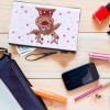 DIY Deer Special Shaped Diamond Painting Women Wristlet Purse Zipper Clutch