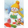 Snowman - Full Round Diamond Painting