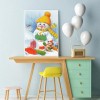 Snowman - Full Round Diamond Painting