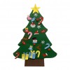 Kid DIY Felt Christmas Tree Hanging Pendant 3D Magic Sticker Festival Props(75*95cm)