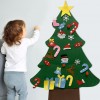 Kid DIY Felt Christmas Tree Hanging Pendant 3D Magic Sticker Festival Props(75*95cm)