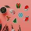 DIY Full Drill Round Diamond Painting Puzzle Stickers Christmas Decor Gifts