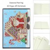 DIY Santa Claus Special Shaped Diamond Painting 60 Pages A5 School Notebook