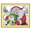 Happy Christmas (34*29CM)- Cross Stitch