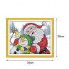 Happy Christmas (34*29CM)- Cross Stitch