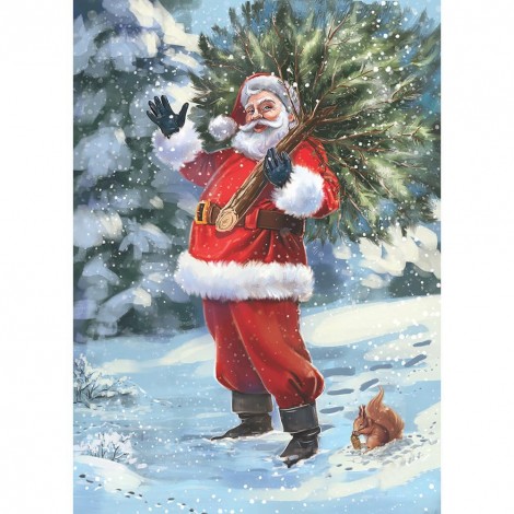 Santa Claus - Full Round Diamond Painting