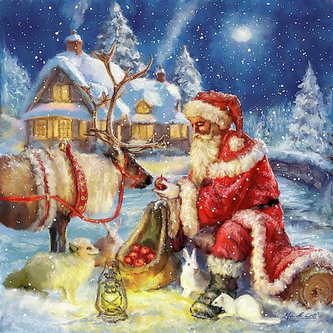 Christmas - Full Round Diamond Painting