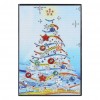 DIY Christmas Tree Special Shaped Diamond Painting 60 Pages A5 Notebook