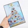 DIY Christmas Tree Special Shaped Diamond Painting 60 Pages A5 Notebook