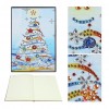 DIY Christmas Tree Special Shaped Diamond Painting 60 Pages A5 Notebook