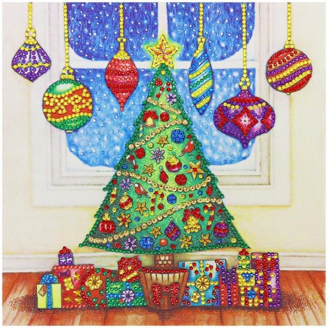 Christmas Tree - Crystal Rhinestone Diamond Painting