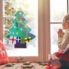 DIY Christmas Tree Diamond Painting Wall Stickers Window Decals Xmas Decor