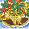 8pcs Christmas 5D DIY Special Shape Part Drill Diamond Embroidery Kits Card