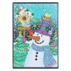 DIY Christmas Snowman Special Shaped Diamond Painting 60 Page A5 Diary Book