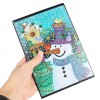 DIY Christmas Snowman Special Shaped Diamond Painting 60 Page A5 Diary Book