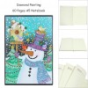 DIY Christmas Snowman Special Shaped Diamond Painting 60 Page A5 Diary Book
