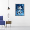 Santa Claus Snowman - Full Round Diamond Painting
