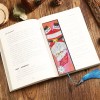 Diamond Painting Bookmark Leather Tassel Book Marks (Father Christmas）