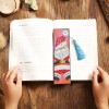 Diamond Painting Bookmark Leather Tassel Book Marks (Father Christmas）