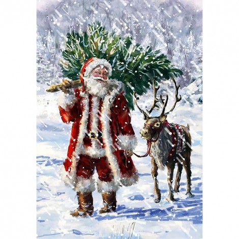 Santa Claus - Full Round Diamond Painting