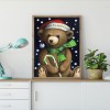 Christmas Bear - Full Round Diamond Painting