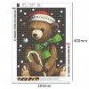Christmas Bear - Full Round Diamond Painting