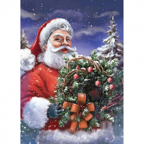 Santa Claus - Full Round Diamond Painting
