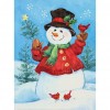 Snowman - Full Round Diamond Painting