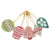 5pcs DIY Full Drill Special Shaped Diamond Painting Christmas Bell Keyrings