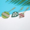 5pcs DIY Full Drill Special Shaped Diamond Painting Christmas Bell Keyrings