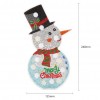 DIY Special Shaped Diamond Painting Christmas Snowman LED Night Light Decor