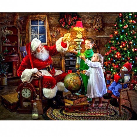 Santa Claus - Partial Round Diamond Painting