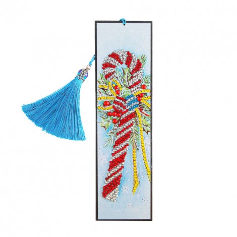 Diamond Painting Bookmark Leather Tassel Book Marks (Christmas Model)