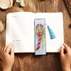 Diamond Painting Bookmark Leather Tassel Book Marks (Christmas Model)
