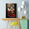 Cat in Shoe - Full Round Diamond Painting