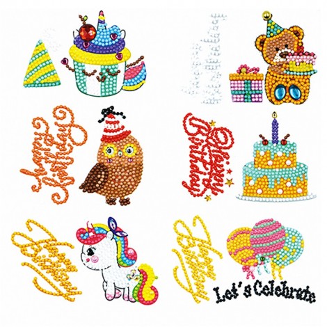 DIY Crafts Diamond Stickers Painting Puzzle Kids Toy for Christmas