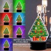 DIY Diamond Painting LED Light Christmas Tree  Special Shaped Embroidery Lamps