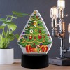 DIY Diamond Painting LED Light Christmas Tree  Special Shaped Embroidery Lamps