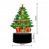 DIY Diamond Painting LED Light Christmas Tree  Special Shaped Embroidery Lamps
