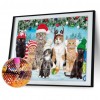 Christmas Cats - Full Round Diamond Painting